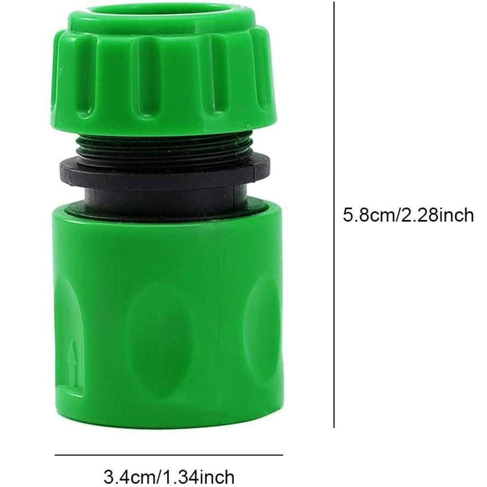 Mangueira de rega de jardim ABS Conector Rápido 1/2” Extremidade Dupla Macho Acoplamento Junta Adaptador Conjunto Extensor Para Mangueira Tubo