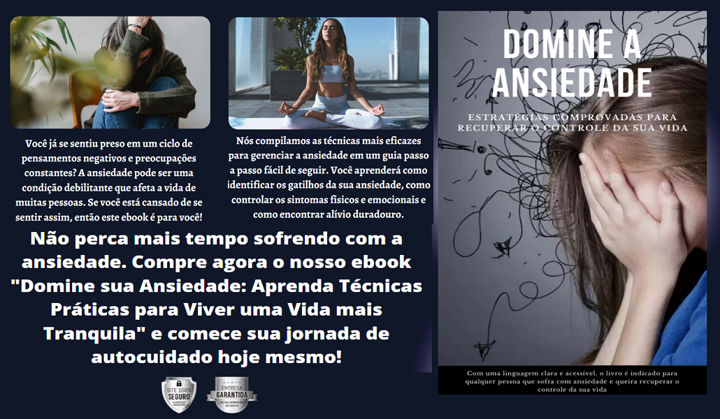 DOMINE A SUA ANSIEDADE