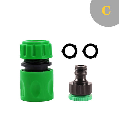 Mangueira de rega de jardim ABS Conector Rápido 1/2” Extremidade Dupla Macho Acoplamento Junta Adaptador Conjunto Extensor Para Mangueira Tubo