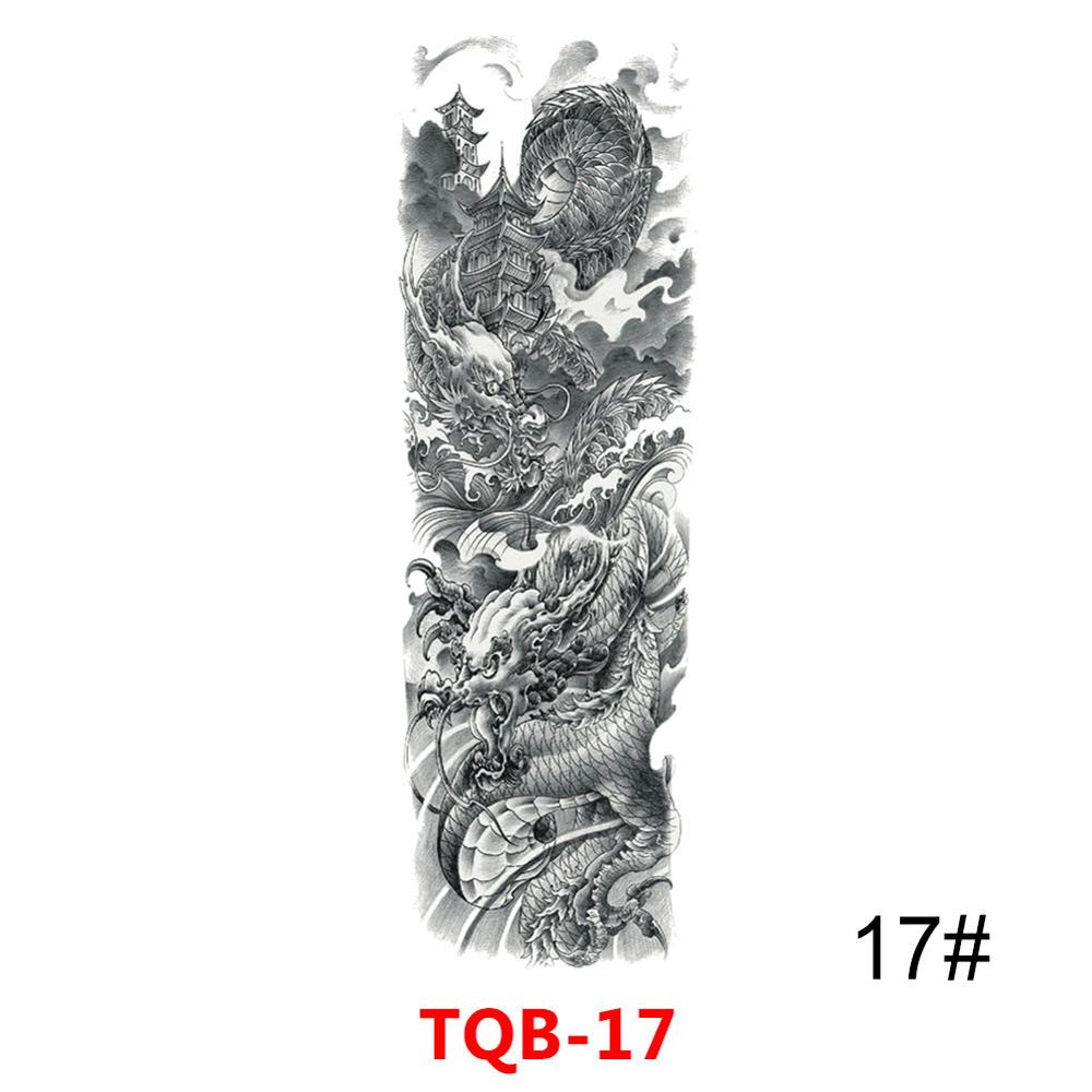 25 Design À Prova D' Água Tatuagem Temporária Adesivo Braço Completo Tamanho Grande Braço Tatuagem Flash Fake Tatuagens Manga Para Homens, Mulheres e Menina