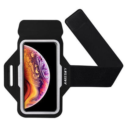 Braçadeira esportiva de corrida haissky para iphone 13 12 11 pro max xr 6 7 8 plus samsung s22 s21 s10 plus ginástica ginásio braçadeiras esportiva bolsa de telefone